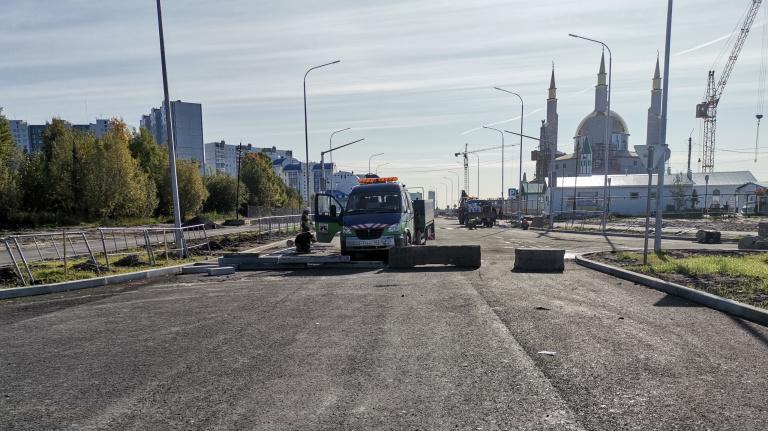 В Нижневартовске продолжается строительство дорог в рамках КЖЦ